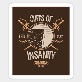 Cliffs Of Insanity Climbing Club Magnet